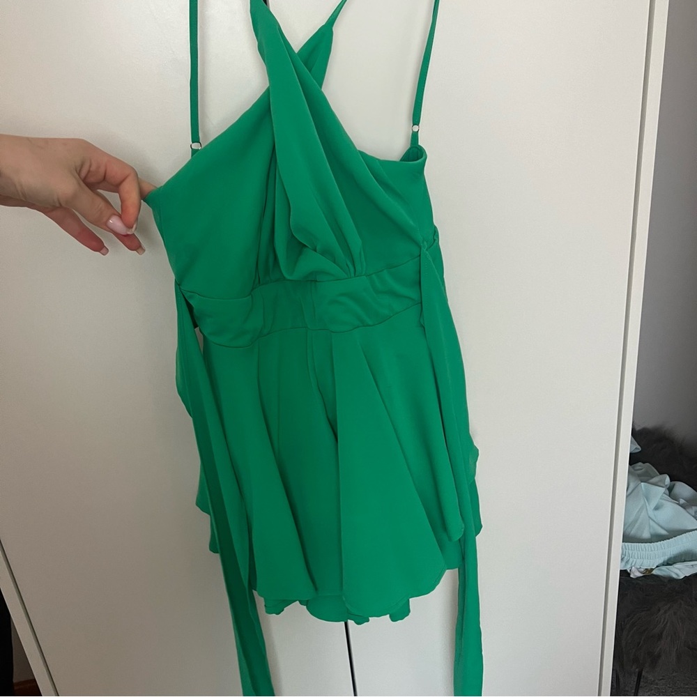 Green Romper - Picture 2 of 4